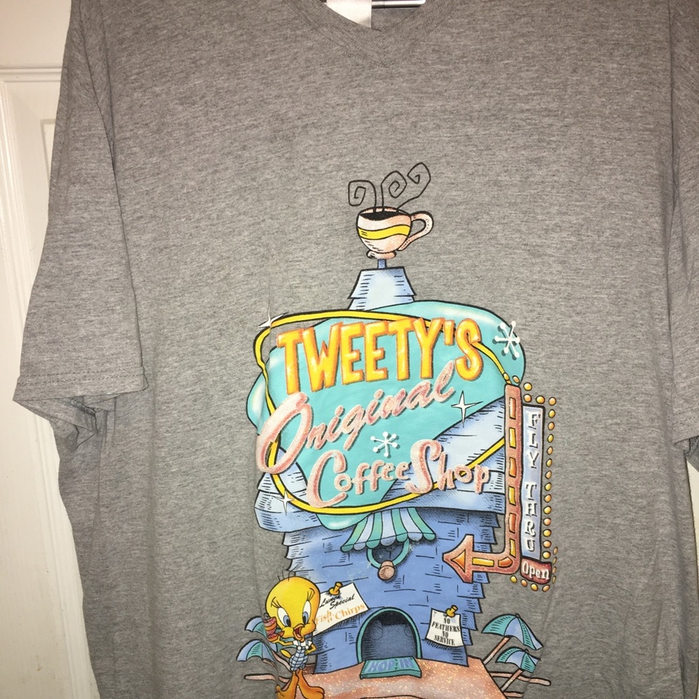 Tweety’s Coffee shop t shirt